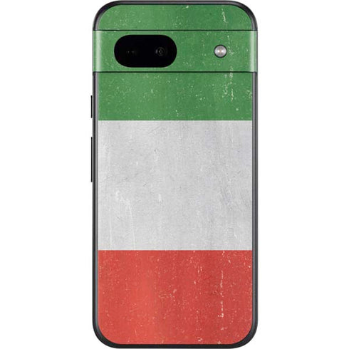 Italy Flag Distressed Google Pixel 8a Skin